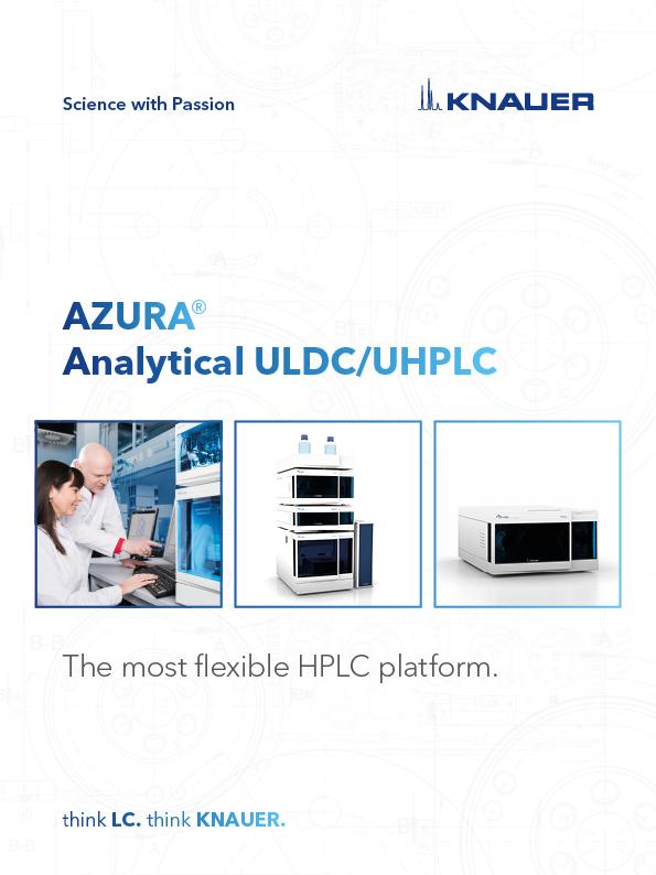 KNAUER AZURA Analytical UHPLC Brochure